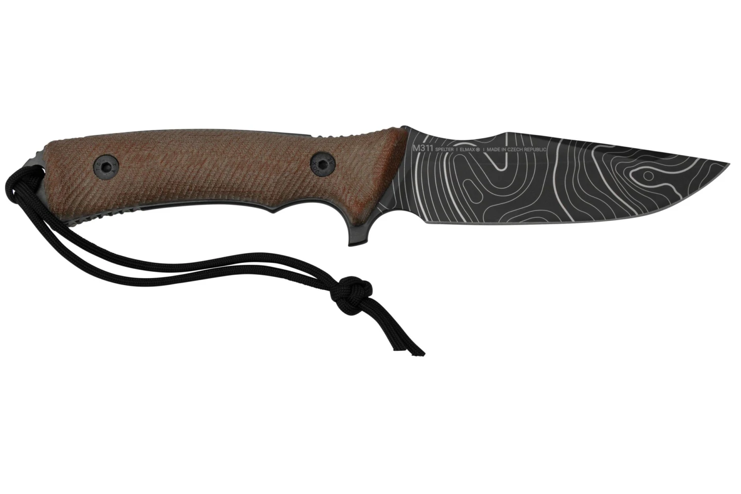 ANV Knives M311 SPELTER DLC Topo Elmax, Coyote Micarta Handle, Black Kydex Sheath, Cuchillo De Supervivencia 2 ANV Knives M311 SPELTER DLC Topo Elmax, Coyote Micarta Handle, Black Kydex Sheath, Cuchillo De Supervivencia - Imagen 2