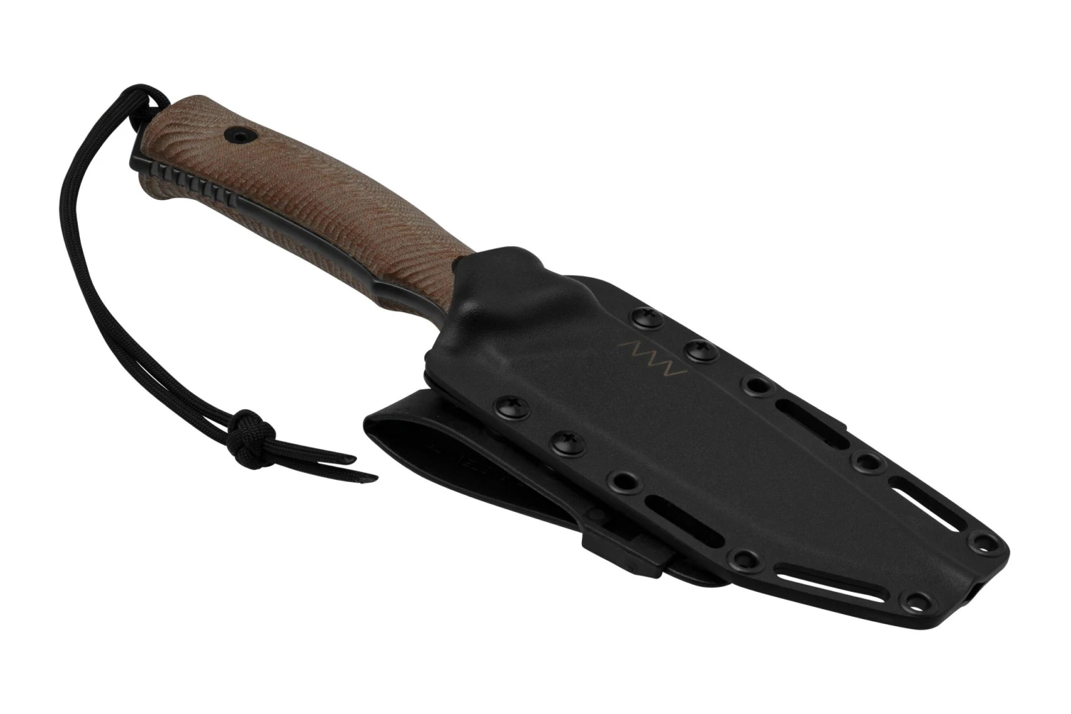 ANV Knives M311 SPELTER DLC Topo Elmax, Coyote Micarta Handle, Black Kydex Sheath, Cuchillo De Supervivencia 6 ANV Knives M311 SPELTER DLC Topo Elmax, Coyote Micarta Handle, Black Kydex Sheath, Cuchillo De Supervivencia - Imagen 6