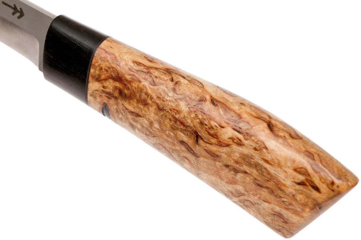 Autine Puukko, Curly Birch, Elmax, Funda RH Marrón 5 Autine Puukko, Curly Birch, Elmax, Funda RH Marrón - Imagen 5