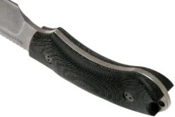 Bradford Guardian 4FE, 3D Black Micarta Guardian 4 M390, Sabre Stonewashed False Edge 4FE-101 -Cuchillería Aventura BDK 4FE 101 04 bradford knives scaled