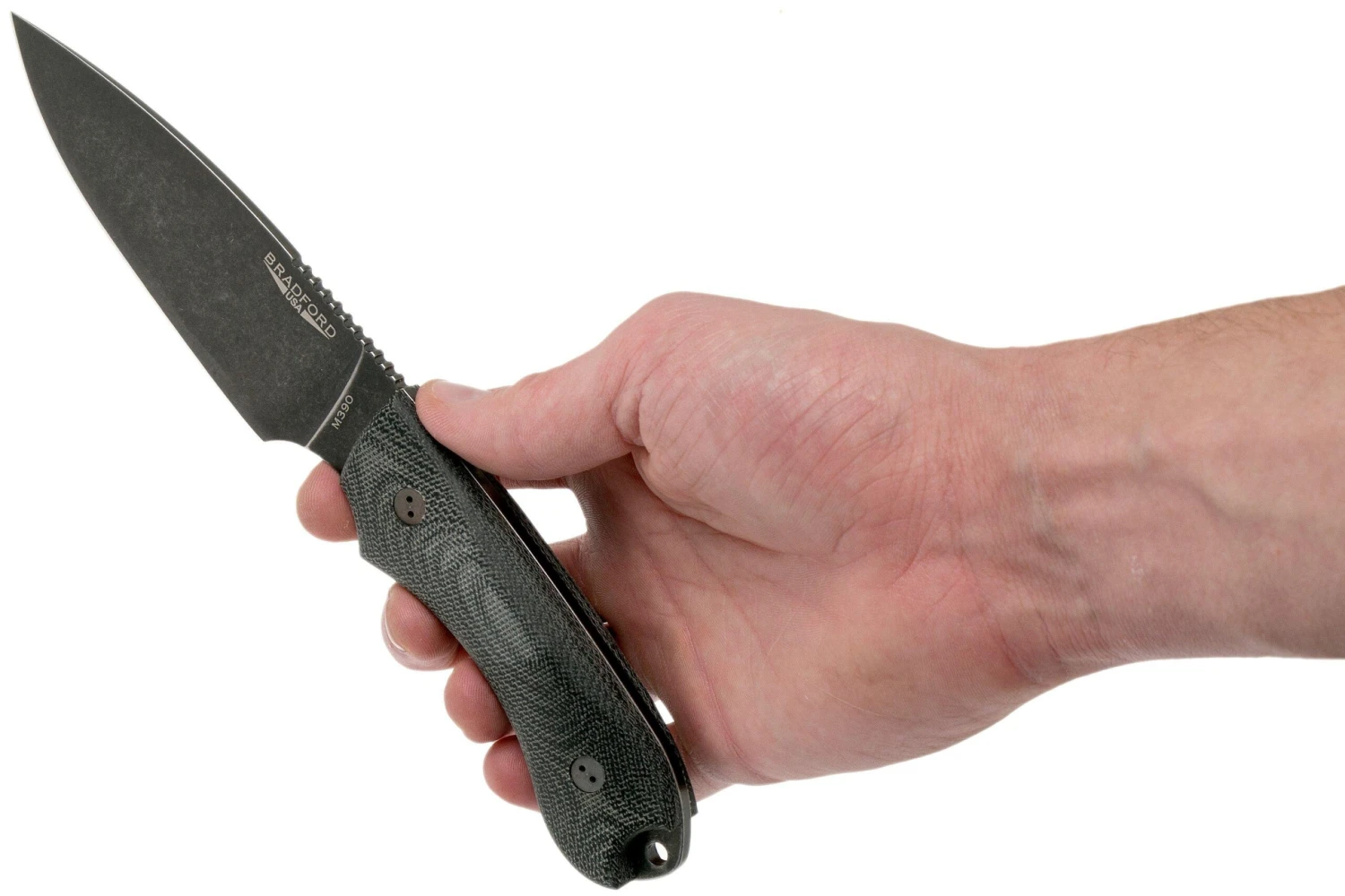 Bradford Guardian 4, 3D Black Micarta Guardian 4 M390, Full Flat Nimbus 4FH-101N 6 Bradford Guardian 4, 3D Black Micarta Guardian 4 M390, Full Flat Nimbus 4FH-101N - Imagen 6