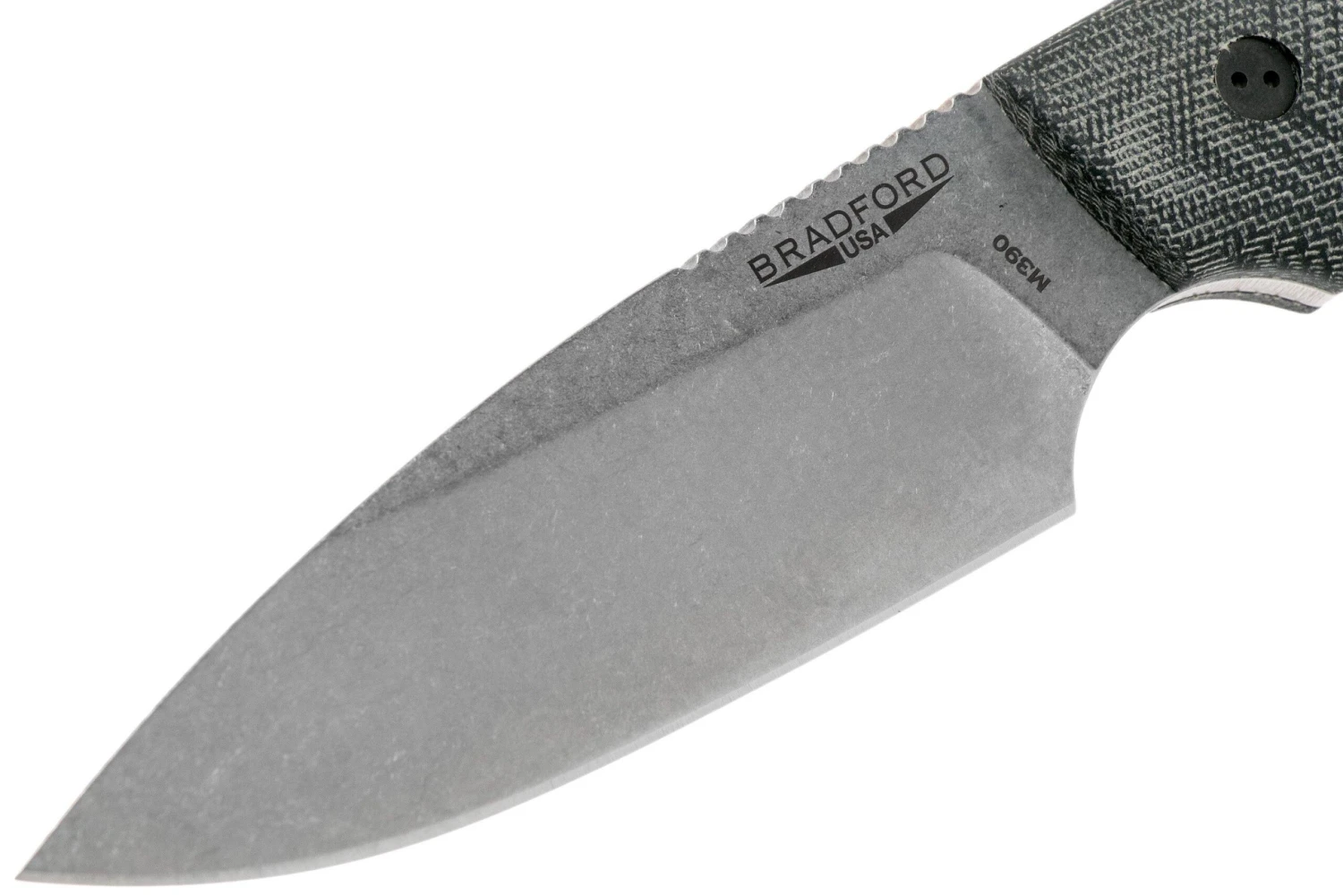 Bradford Guardian 4, 3D Black Micarta Guardian 4 M390, Sabre Stonewashed 4S-101 3 Bradford Guardian 4, 3D Black Micarta Guardian 4 M390, Sabre Stonewashed 4S-101 - Imagen 3