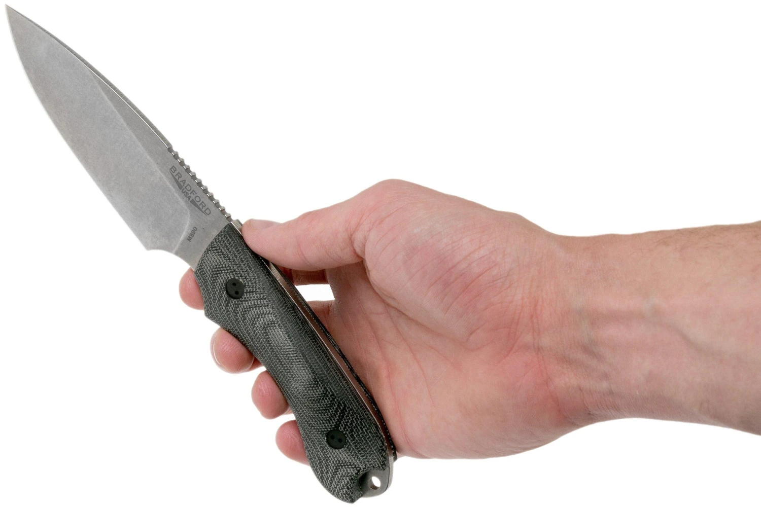 Bradford Guardian 4, 3D Black Micarta Guardian 4 M390, Sabre Stonewashed 4S-101 6 Bradford Guardian 4, 3D Black Micarta Guardian 4 M390, Sabre Stonewashed 4S-101 - Imagen 6