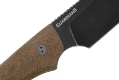 Bradford Knives Guardian 5, 5S-104N-3V, 3D Natural Micarta, CPM-3V, Sabre Grind, Nimbus Blackwashed Finish, Cuchillo Fijo -Cuchillería Aventura BDK 5S 104N 3V 05 bradford scaled