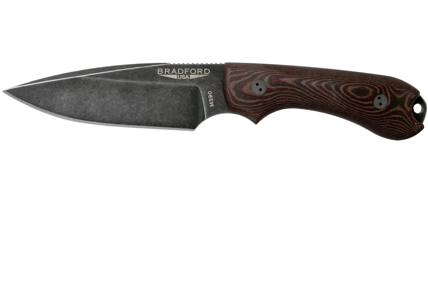 Bradford Guardian 3, 3D Brown-Red Richlite, M390 False Edge Nimbus Knivesandtools Exclusive 1 Bradford Guardian 3, 3D Brown-Red Richlite, M390 False Edge Nimbus Knivesandtools Exclusive