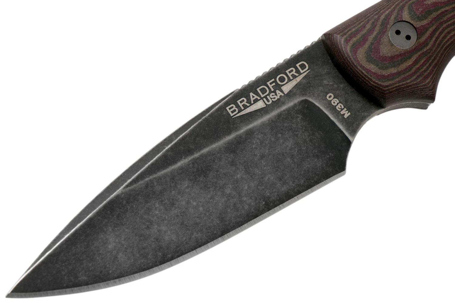 Bradford Guardian 3, 3D Brown-Red Richlite, M390 False Edge Nimbus Knivesandtools Exclusive 3 Bradford Guardian 3, 3D Brown-Red Richlite, M390 False Edge Nimbus Knivesandtools Exclusive - Imagen 3