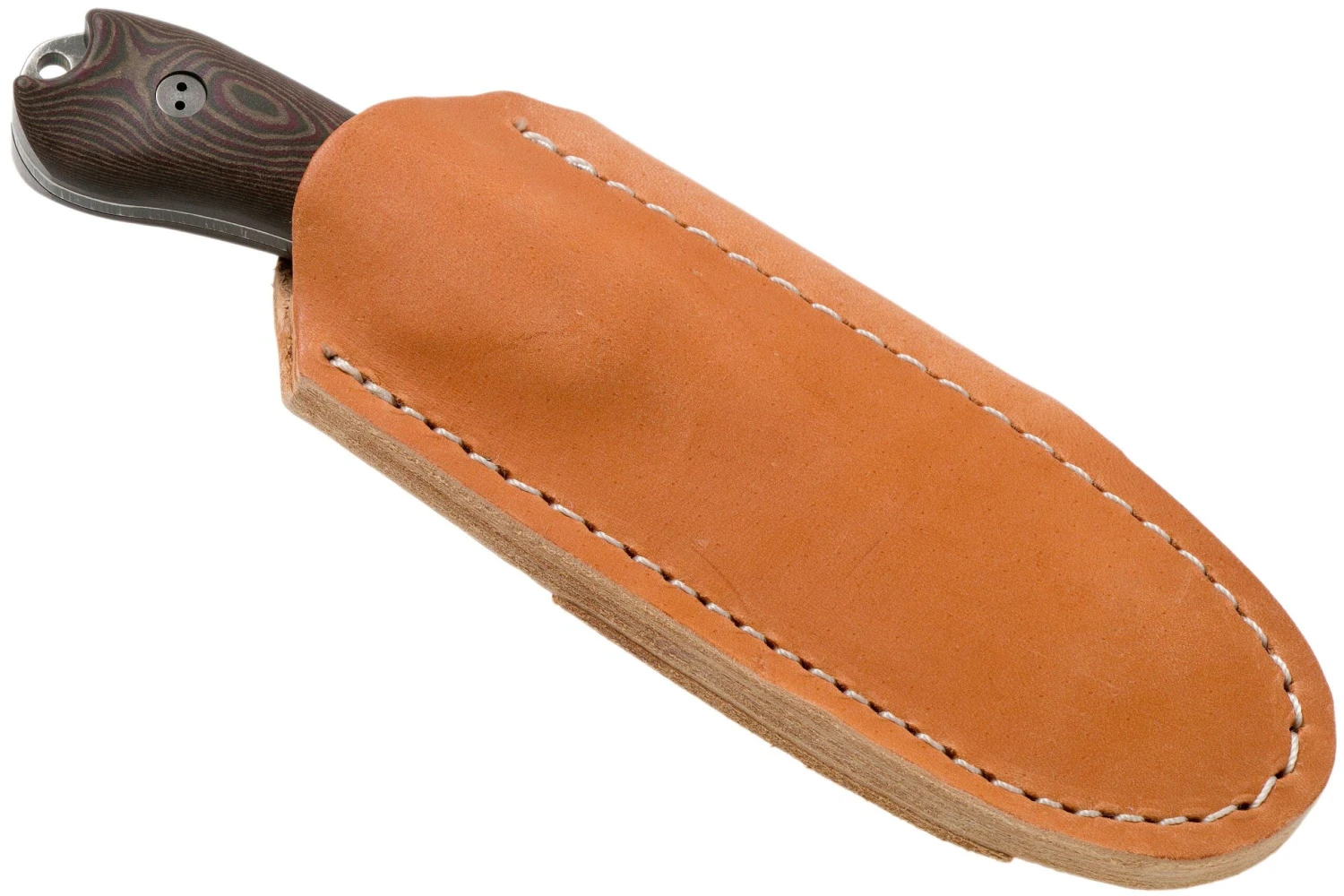 Bradford Guardian 3, 3D Brown-Red Richlite, M390 False Edge Nimbus Knivesandtools Exclusive 6 Bradford Guardian 3, 3D Brown-Red Richlite, M390 False Edge Nimbus Knivesandtools Exclusive - Imagen 6