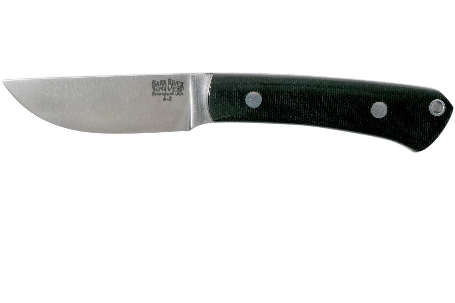 Bark River Woodland Special Black Canvas Micarta, EDC-fixed 1 Bark River Woodland Special Black Canvas Micarta, EDC-fixed