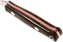 Bark River Mini Bushcrafter CPM 3V, Green Canvas Micarta, Red Liner -Cuchillería Aventura BRK06 022GNC RL 04 bark river brk06 022gnc rl 04