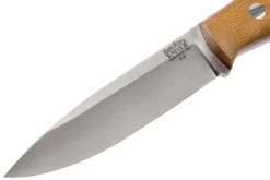 Bark River Aurora A2 Natural Canvas Micarta, Cuchillo Exterior -Cuchillería Aventura BRK06 115NCM 03 bark river knives scaled
