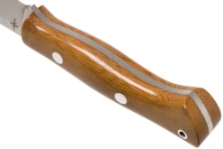 Bark River Aurora A2 Natural Canvas Micarta, Cuchillo Exterior -Cuchillería Aventura BRK06 115NCM 04 bark river knives scaled
