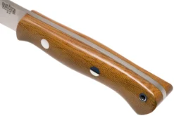 Bark River Aurora A2 Natural Canvas Micarta, Cuchillo Exterior -Cuchillería Aventura BRK06 115NCM 05 bark river knives scaled