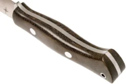Bark River Aurora 3V, Green Canvas Micarta Cuchillo Bushcraft -Cuchillería Aventura BRK06 122 3VGRC 04 bark river brk06 122 3vgrc 04