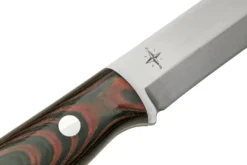 Bark River Aurora Scandi CPM 3V Red & Black Linen Micarta, Red Liner, Cuchillo Fijo -Cuchillería Aventura BRK06 126RBM RL 05 barkriver scaled