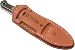 Bark River Bushcrafter I CPM 3V, Green Canvas Micarta, Red Liners -Cuchillería Aventura BRK06 131GNC RL 08 bark river knives scaled