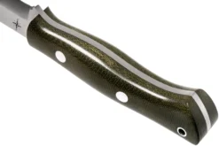Bark River Aurora Scandi Cru-Wear Green Canvas Micarta -Cuchillería Aventura BRK06 164GNC 04 bark river knives scaled