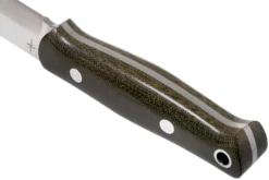 Bark River Bushcrafter 2 CPM 3V Green Canvas Micarta -Cuchillería Aventura BRK06 223GCM 04 bark river knives scaled