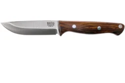 Bark River Gunny Scandi CPM 3V, Desert Ironwood, Funda Marrón