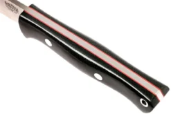 Bark River Gunny Hunter CPM 3V, Black Canvas Micarta, Red Liners -Cuchillería Aventura BRK07 025BRKC RL 05 bark river brk07 025brkc rl 05