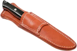 Bark River Gunny Hunter CPM 3V, Black Canvas Micarta, Red Liners -Cuchillería Aventura BRK07 025BRKC RL 07 bark river brk07 025brkc rl 07