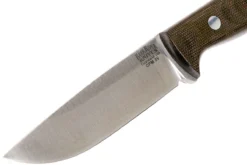 Bark River Gunny Hunter CPM 3V, Green Canvas Micarta -Cuchillería Aventura BRK07 025GNC 03 bark river brk07 025gnc 03