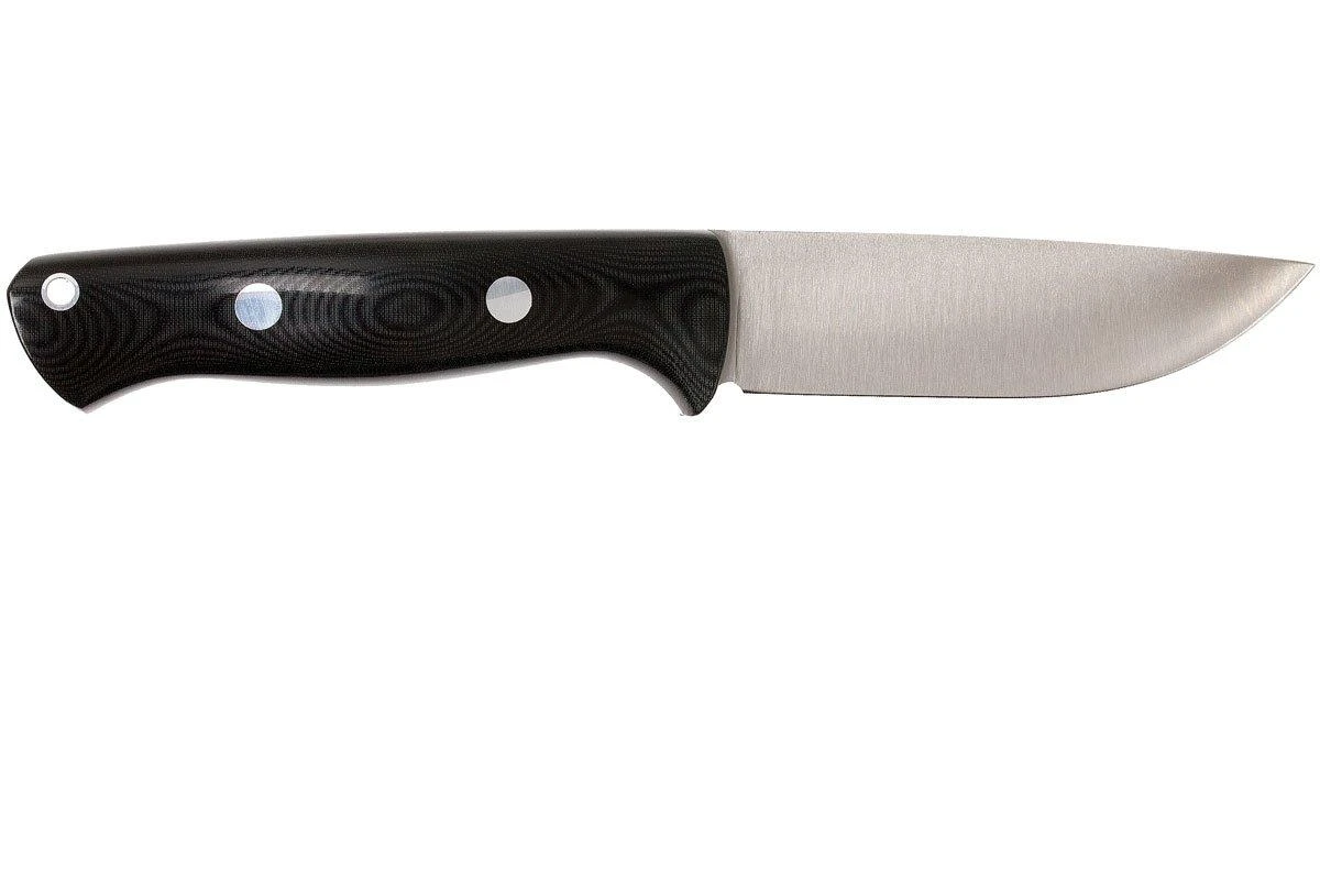 Bark River Bravo 1 A2 FHG Rampless, Black Linen Micarta, Funda Marrón 2 Bark River Bravo 1 A2 FHG Rampless, Black Linen Micarta, Funda Marrón - Imagen 2