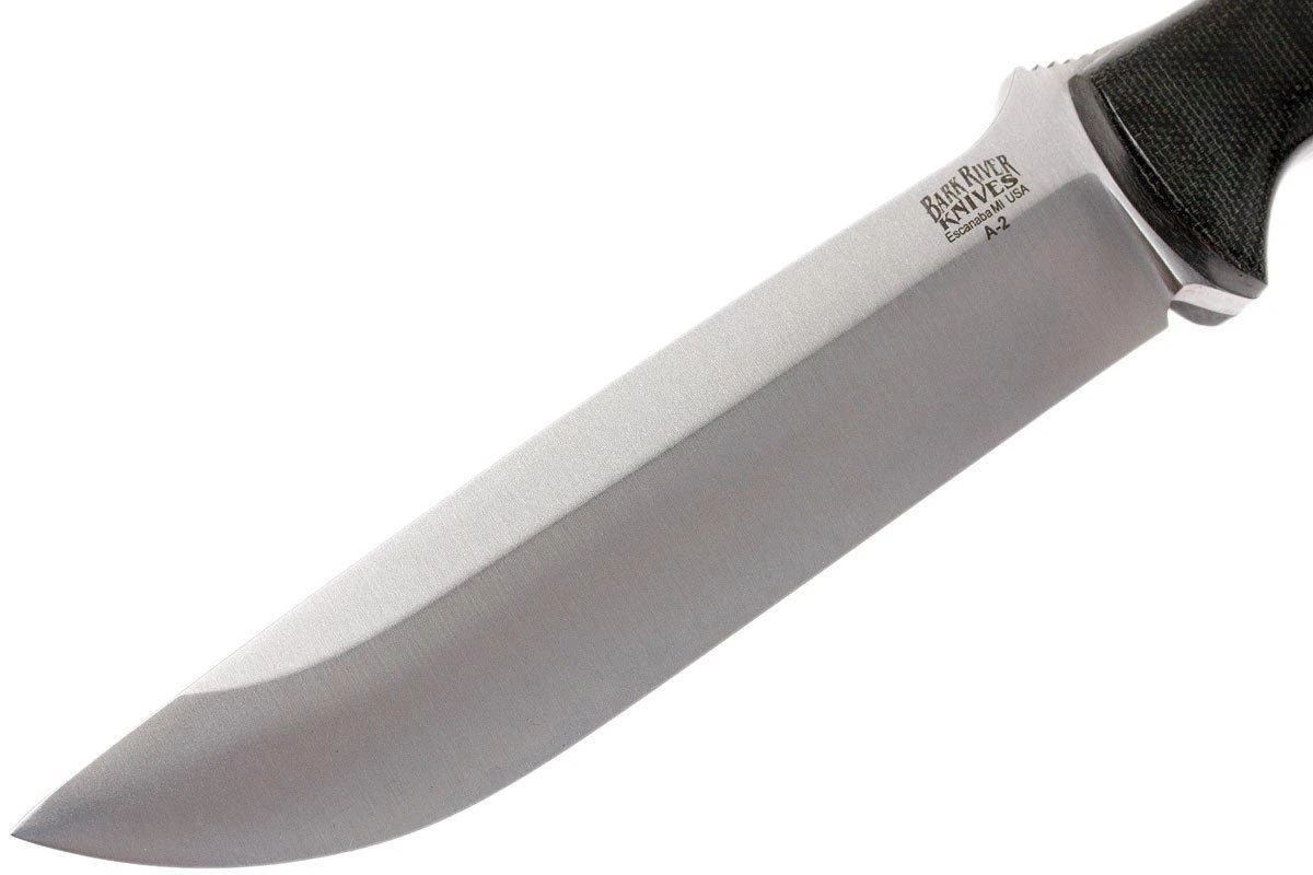 Bark River Bravo 1.5 A2, Black Canvas Micarta, Funda Marrón 3 Bark River Bravo 1.5 A2, Black Canvas Micarta, Funda Marrón - Imagen 3