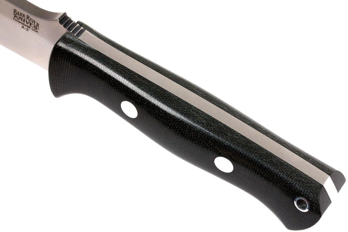 Bark River Bravo 1.5 A2, Black Canvas Micarta, Funda Marrón 5 Bark River Bravo 1.5 A2, Black Canvas Micarta, Funda Marrón - Imagen 5