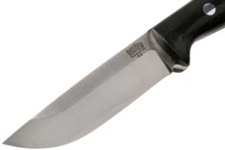 Bark River Bravo 1.2 A2 Black Canvas Micarta Rampless Cuchillo De Exterior -Cuchillería Aventura BRK07 115BCMR 03 bark river knives scaled