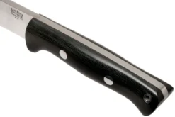 Bark River Bravo 1.2 A2 Black Canvas Micarta Rampless Cuchillo De Exterior -Cuchillería Aventura BRK07 115BCMR 05 bark river knives scaled
