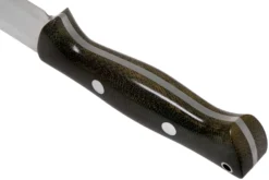 Bark River Bravo 1 LT CPM 3V Rampless, Green Canvas Micarta Cuchillo De Exterior -Cuchillería Aventura BRK07 126GCM RS 04 bark river knives scaled