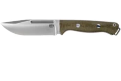 Bark River Bravo Squad Leader CPM 3V, Green Canvas Micarta