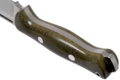 Bark River Bravo Squad Leader CPM 3V, Green Canvas Micarta -Cuchillería Aventura BRK07 222GCM 04 bark river knives scaled