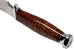 Bark River Teddy A2 Stacked Leather, Single Quillion Cuchillo De Exterior -Cuchillería Aventura BRK08 114SLSQ 04 bark river knives scaled