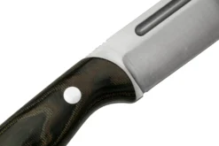 Bark River Cub CPM 3V Snakeskin Burgundy Canvas Micarta, Cuchillo De Bushcraft -Cuchillería Aventura BRK08 221SBM 05 barkriver scaled