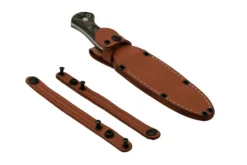 Bark River Cub CPM 3V Snakeskin Burgundy Canvas Micarta, Cuchillo De Bushcraft -Cuchillería Aventura BRK08 221SBM 06 barkriver scaled