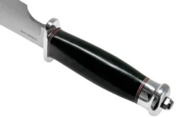 Bark River Highwayman III A2 Black Canvas Micarta Bowie Cuchillo -Cuchillería Aventura BRK08 313BCM 04 bark river knives scaled