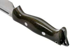 Bark River Bravo Tope Recon CPM 3V Green Canvas Micarta Rampless Cuchillo De Supervivencia -Cuchillería Aventura BRK10 221GCMR 04 bark river knives scaled