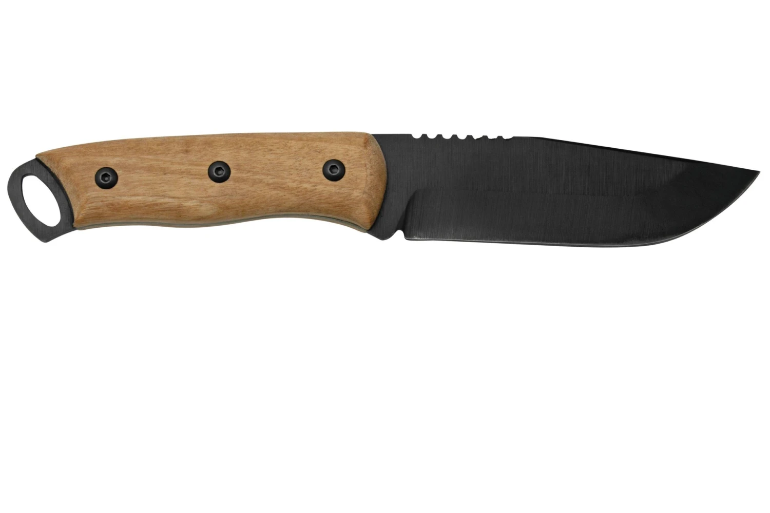 BeaverCraft BSH4 Carbon Steel Bushcraft Knife, Walnut Handle With Leather Sheath 2 BeaverCraft BSH4 Carbon Steel Bushcraft Knife, Walnut Handle With Leather Sheath - Imagen 2