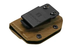 Clip And Carry Kydex Sheath Leatherman Raptor, Carbon Fiber Brown LRAPTOR-CF-BRN Funda De Cinturón -Cuchillería Aventura CALRAPTOR CF BRN 03 clipandcarry scaled