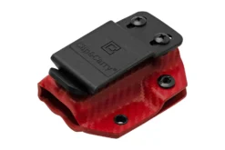 Clip And Carry Kydex Sheath Leatherman Wingman, Sidekick, Rebar, Rev, Carbon Fiber Red LWING-CF-RED Funda De Cinturón -Cuchillería Aventura CALWING CF RED 03 clipandcarry scaled
