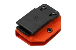 Clip And Carry Kydex Sheath Victorinox Spirit, Carbon Fiber Orange VSPIRIT-CF-ORNG Funda De Cinturón -Cuchillería Aventura CAVSPIRIT CF ORNG 03 clipandcarry scaled