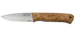 Casström Woodsman Knife Curly Birch, Sleipner Scandi Grind 10804