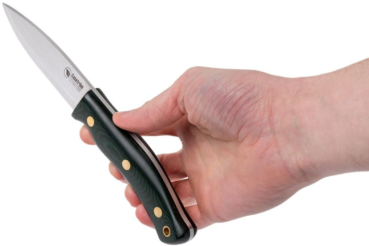 Casström No. 10 Swedish Forest Knife Green Micarta, 14C28N Scandi Grind 13107 6 Casström No. 10 Swedish Forest Knife Green Micarta, 14C28N Scandi Grind 13107 - Imagen 6