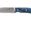 Casström No. 10 Swedish Forest Knife Blue Curly Birch, 14C28N Flat Grind 13119
