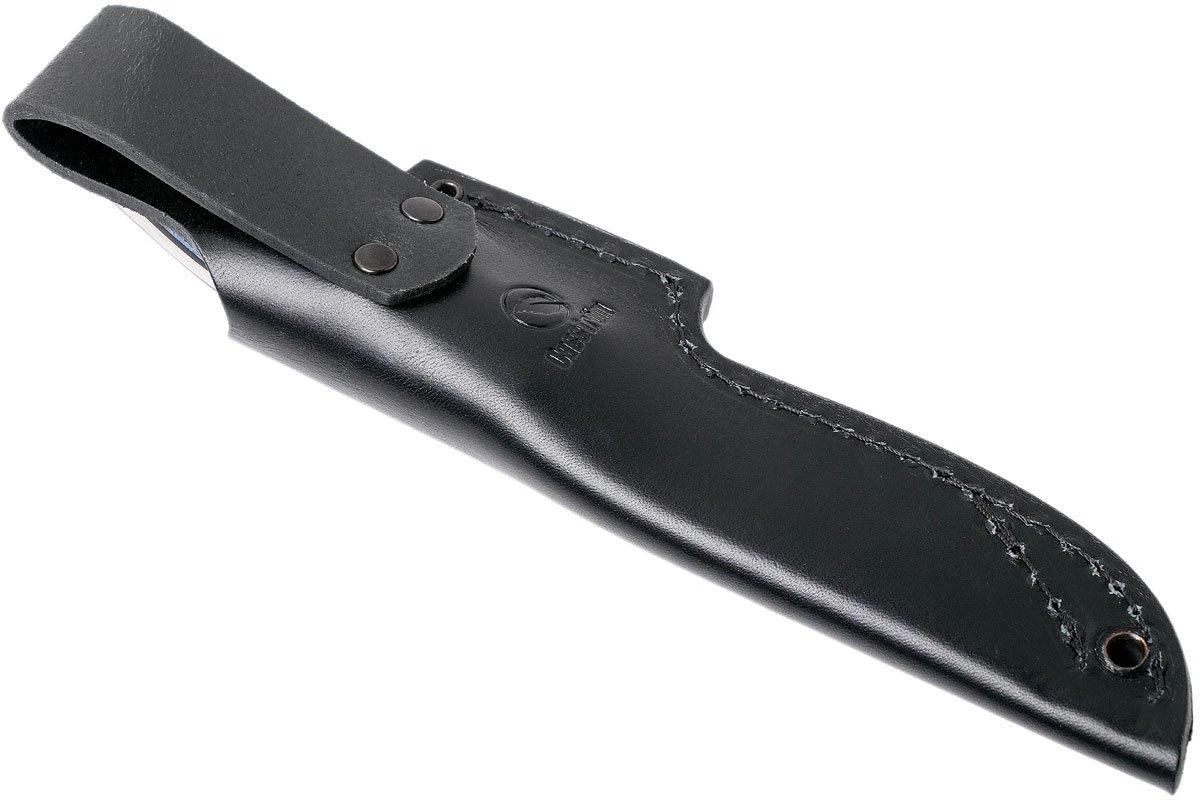 Casström No. 10 Swedish Forest Knife Blue Curly Birch, 14C28N Flat Grind 13119 8 Casström No. 10 Swedish Forest Knife Blue Curly Birch, 14C28N Flat Grind 13119 - Imagen 8