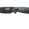 ESEE Model 3 Black Blade 3D Grey-Black G10 Cuchillo De Supervivencia 3PMB-002 Funda Negra + Clip Para Cinturón