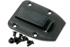 ESEE Model 3 Black Blade 3D Grey-Black G10 Cuchillo De Supervivencia 3PMB-002 Funda Negra + Clip Para Cinturón -Cuchillería Aventura EE 3PMB 002 07 esee knives scaled