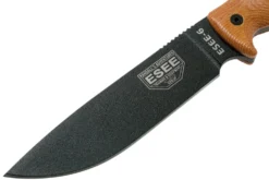 ESEE Model 6 Black Blade 3D Natural Canvas Micarta Cuchillo De Supervivencia 6PB-011 Funda Negra + Clip Plate -Cuchillería Aventura EE 6PB 011 03 esee knives scaled