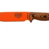 ESEE Model 6 Orange Blade 3D Neon Orange-Black G10 Cuchillo De Supervivencia 6POR-006 Funda Negra + Clip Plate
